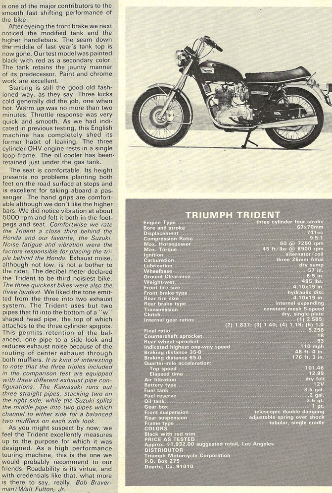 Triumph Trident